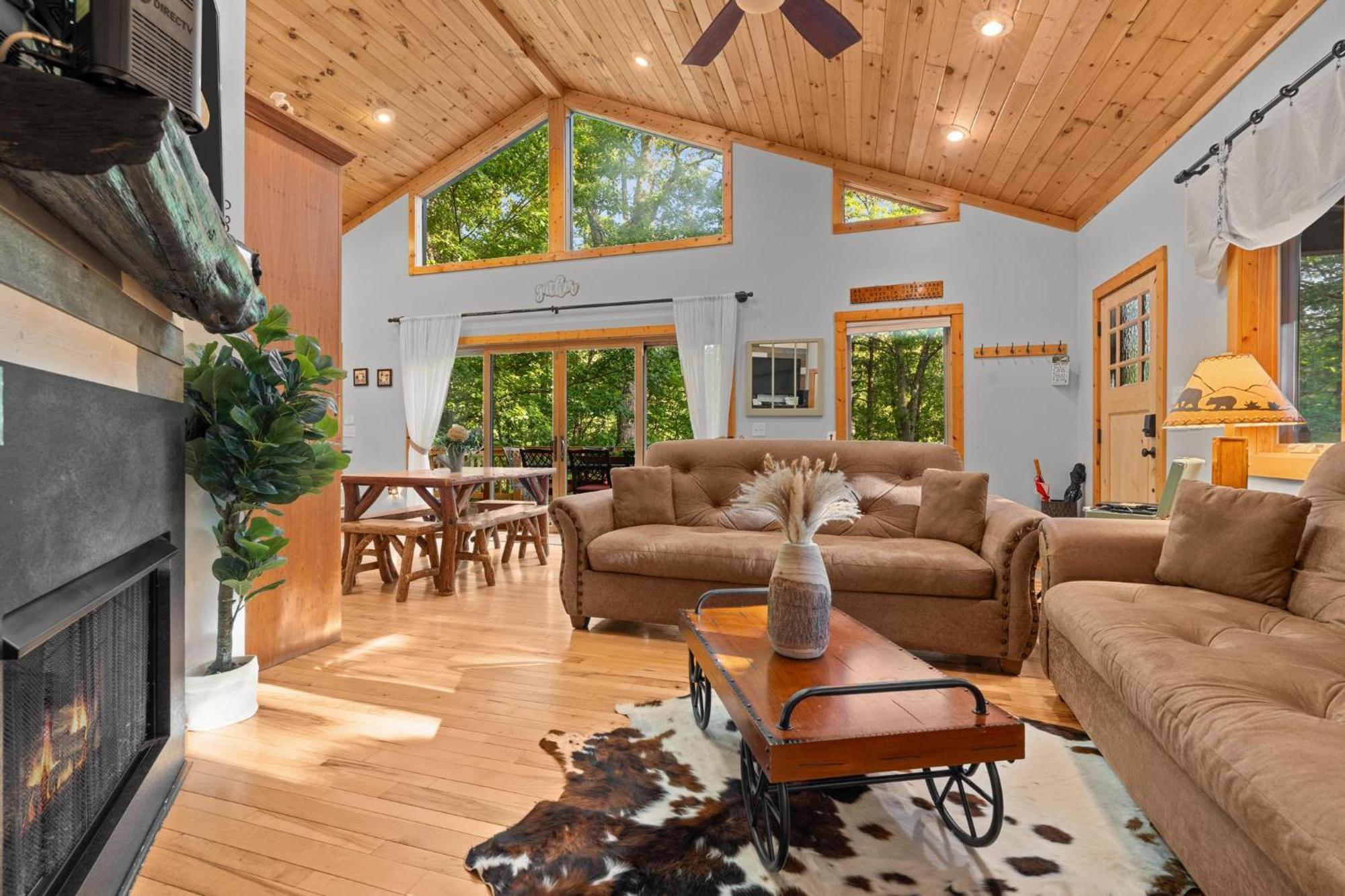 Serene Mountain And Sunset Views 3Bd Cabin Franklin Exterior foto
