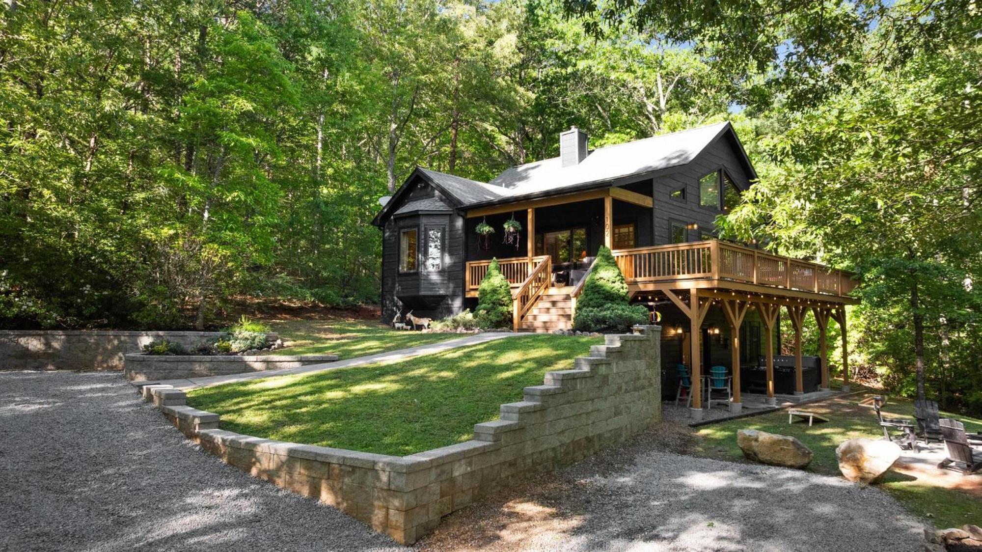 Lux Mtn Cabin - Hot Tub, Fire Pit, Game Room Franklin Exterior foto