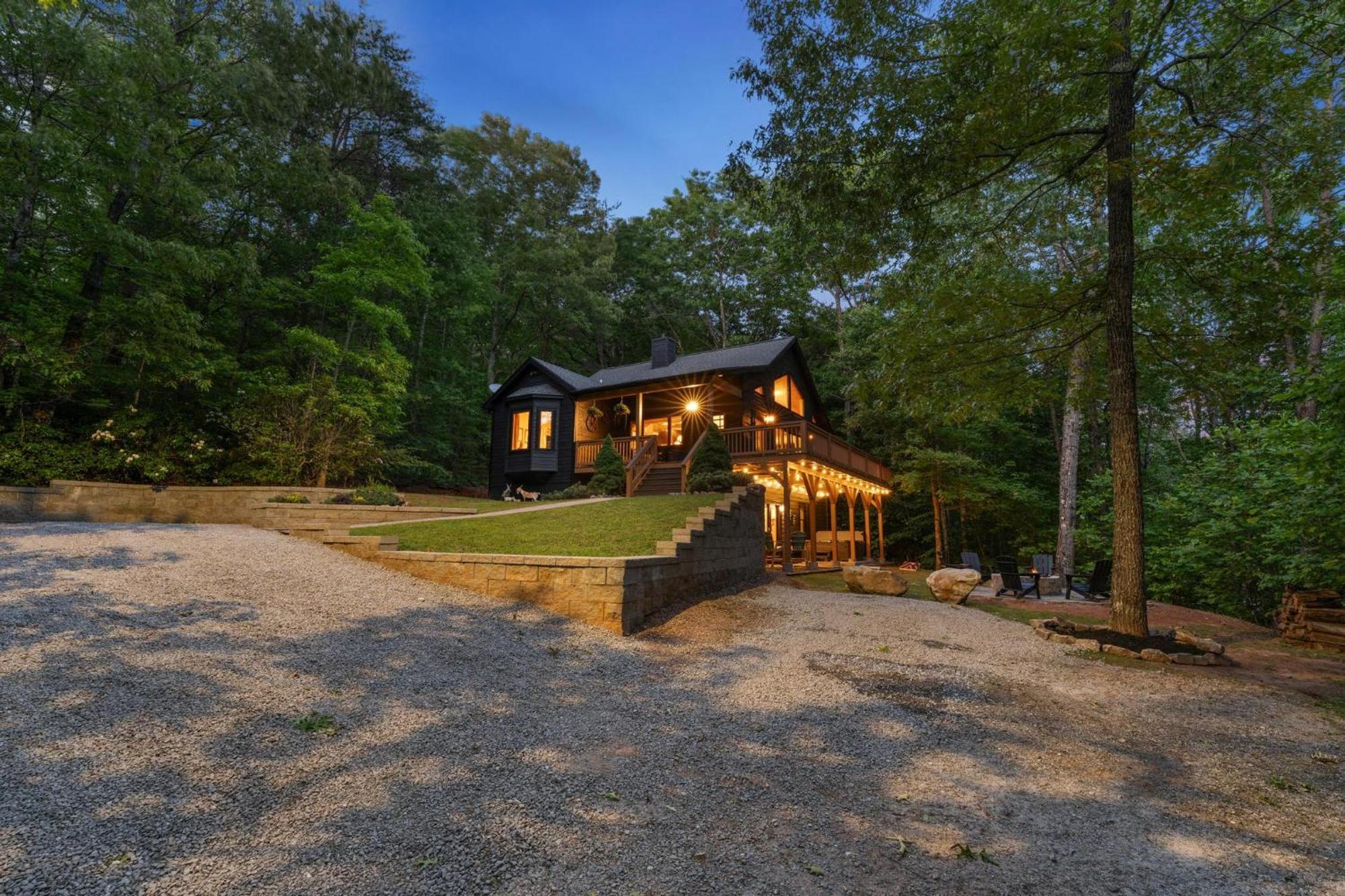 Serene Mountain And Sunset Views 3Bd Cabin Franklin Exterior foto